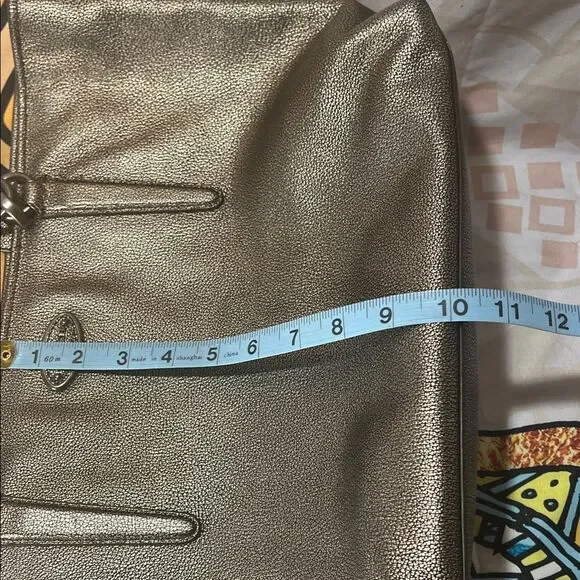 Coach Chicago Ellis Metallic Bronze Pebbled Leather Large Tote - Picture 14 of 15